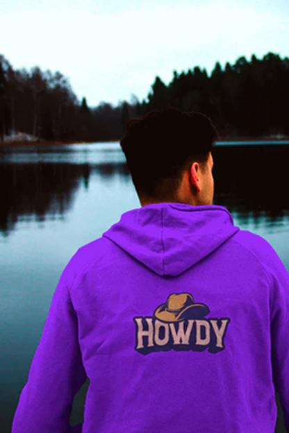 Acid Wash Hoodie-Howdy Edition