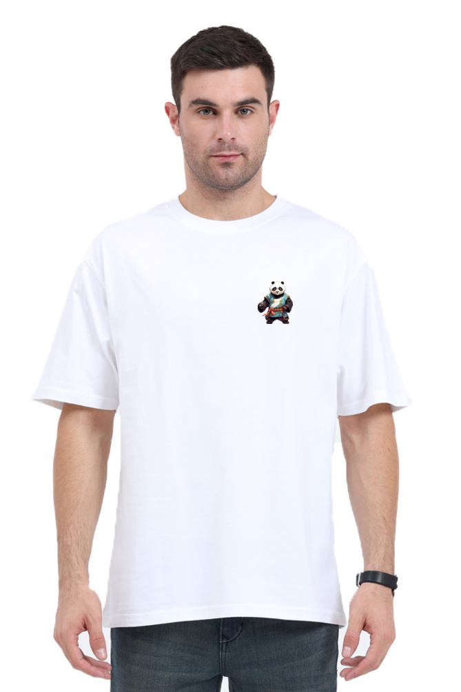 Oversized Classic T-Shirt For Men-Panda Edition