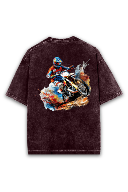 Men's Acid Wash Oversized T-Shirt