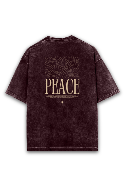 Acid Wash Men's Oversized T-Shirt