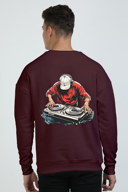 Men's Oversized Sweatshirt-DJ Edition