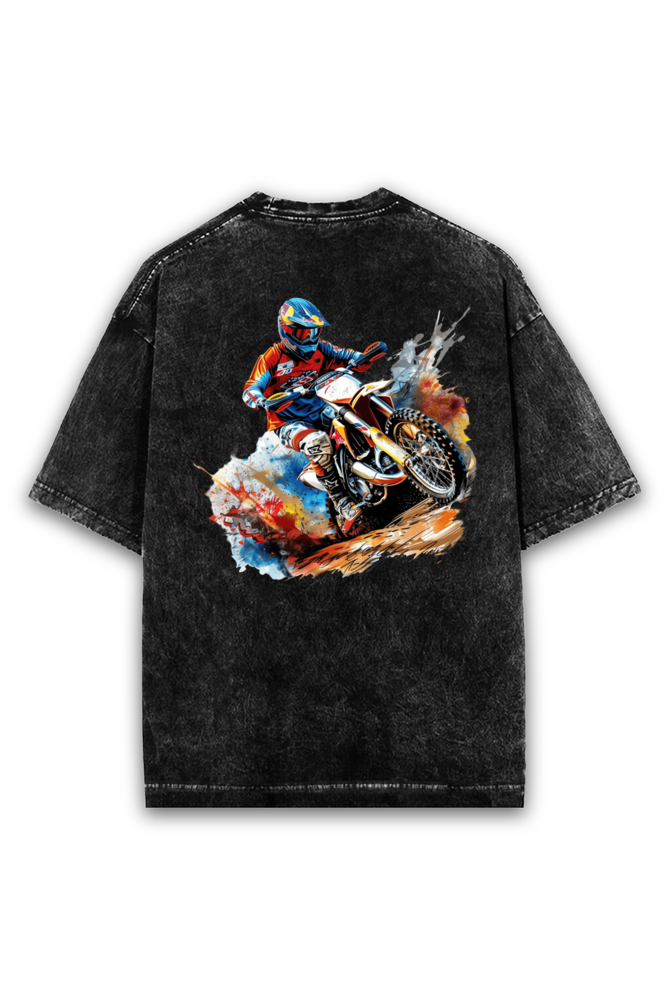 Men's Acid Wash Oversized T-Shirt