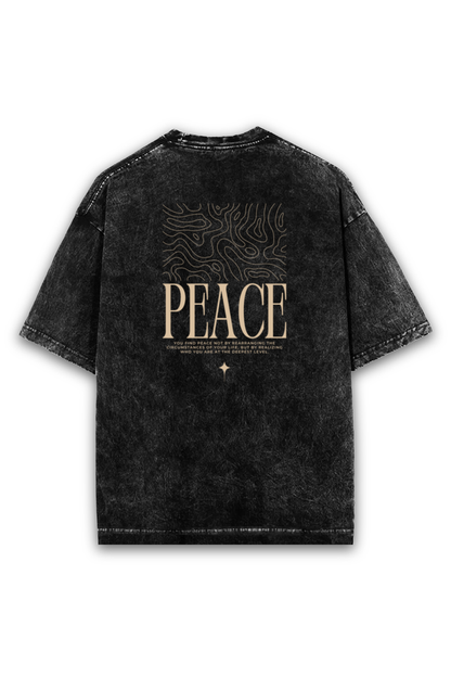 Acid Wash Men's Oversized T-Shirt