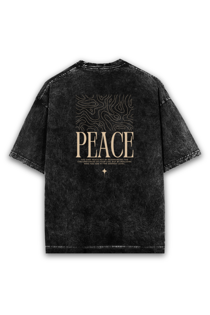 Acid Wash Men's Oversized T-Shirt