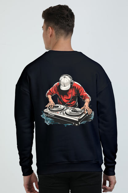 Men's Oversized Sweatshirt-DJ Edition