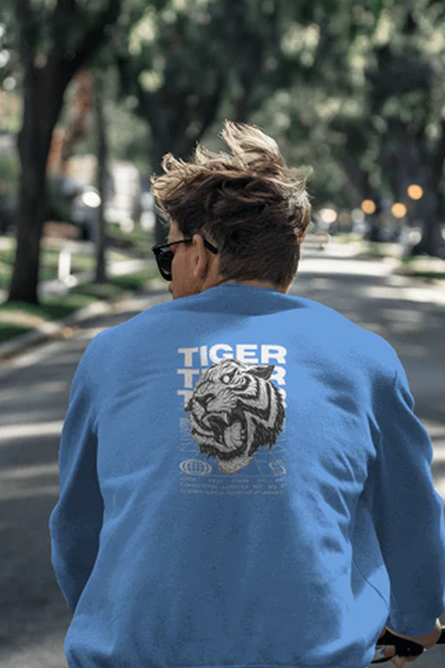 Men's Sweatshirt-Tiger Edition
