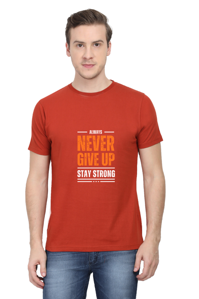 Men's Classic Crew T-Shirt-Never Give Up Edition