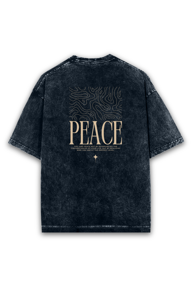 Acid Wash Men's Oversized T-Shirt