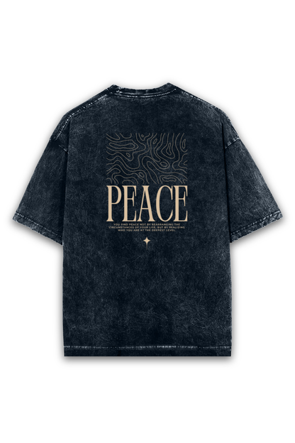 Acid Wash Men's Oversized T-Shirt