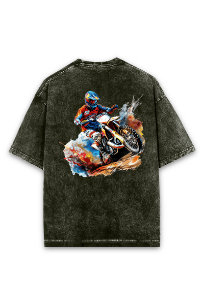 Men's Acid Wash Oversized T-Shirt