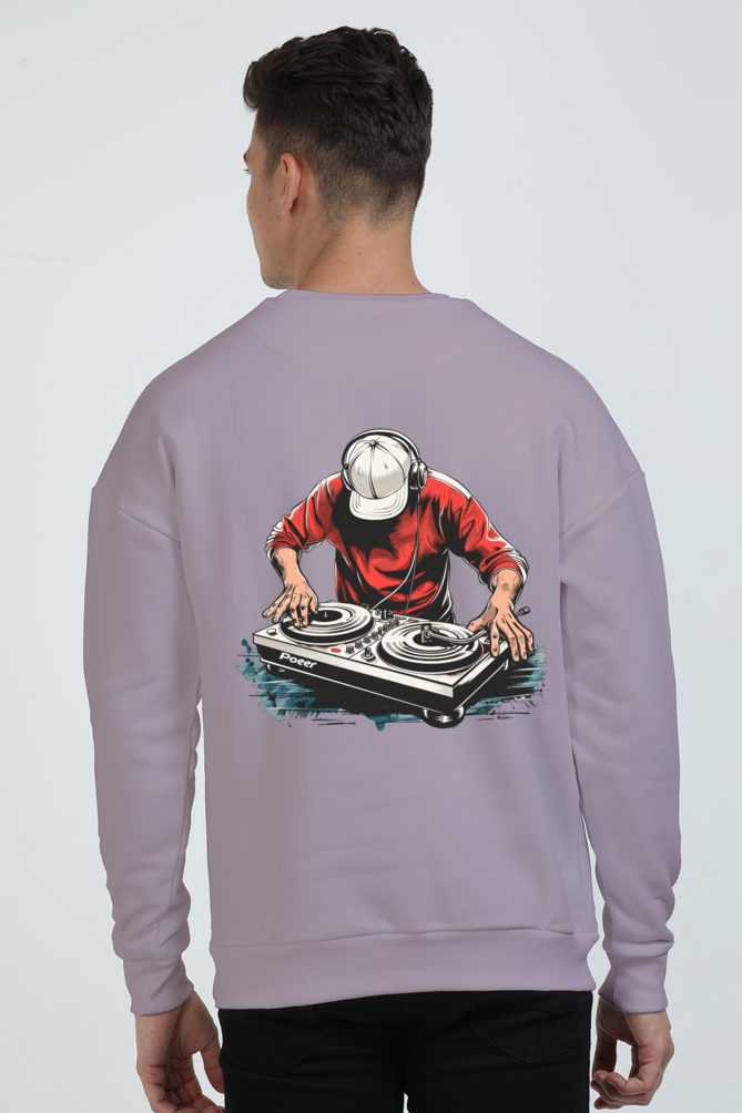 Men's Oversized Sweatshirt-DJ Edition