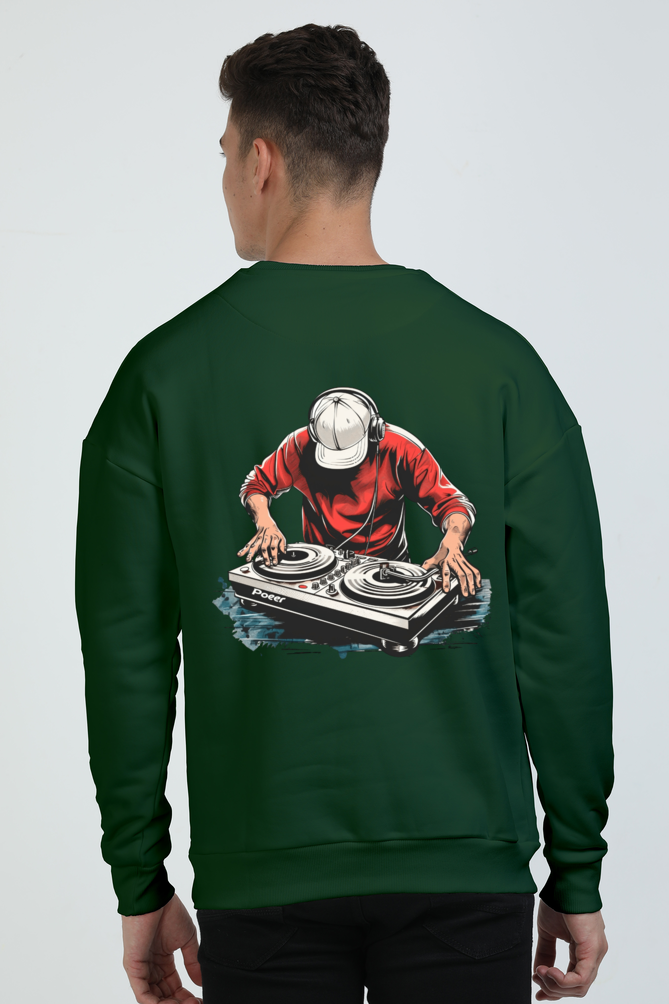 Men's Oversized Sweatshirt-DJ Edition