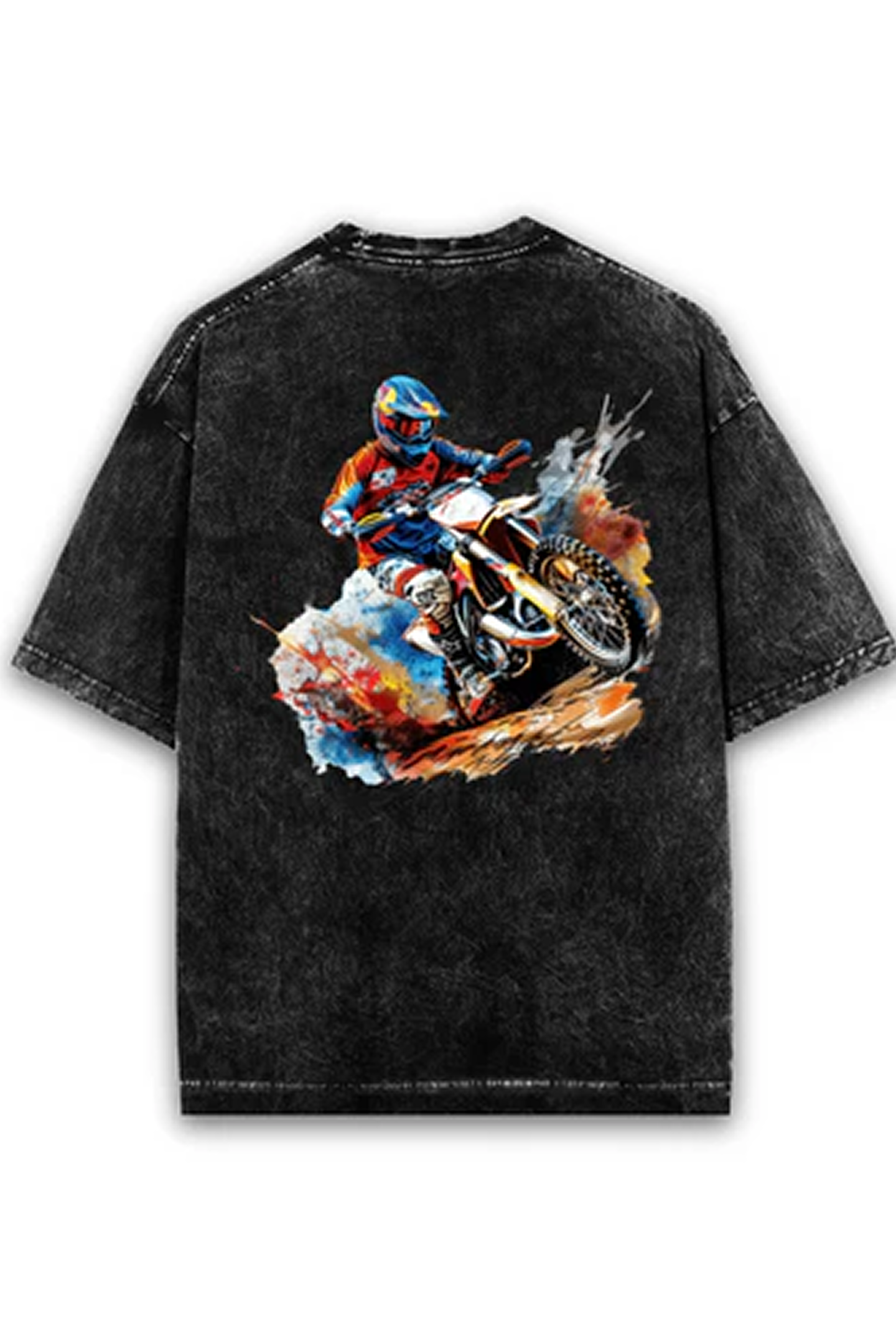 Men's Acid Wash Oversized T-Shirt