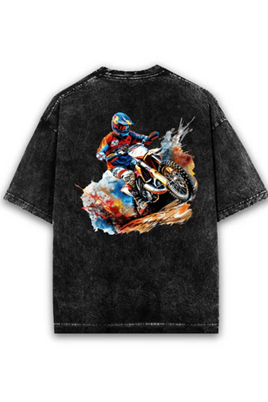 Men's Acid Wash Oversized T-Shirt