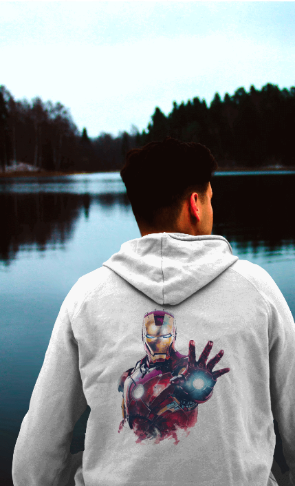 Men's Zip Hoodie-Man Edition