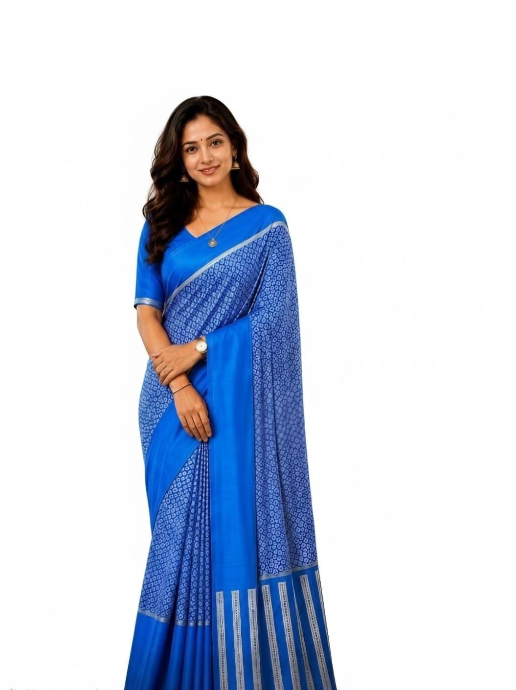 Georgette Crepe Printed Saree